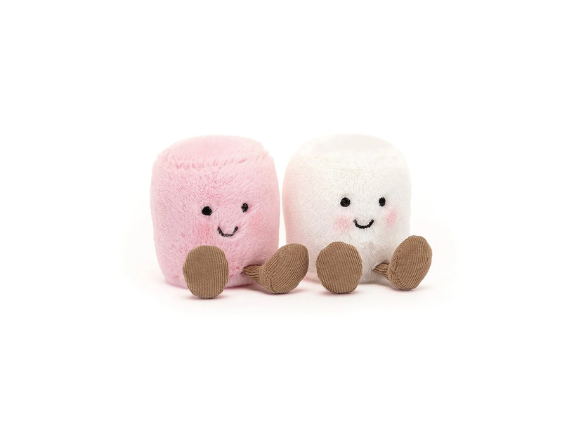 JellyCat Inc Amuseables Pink and White Marshmallows