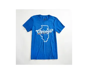 Chicago Prism M Triblend Royal Blue Unisex T-Shirt