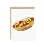 Drawn Goods Chicago Hot Dog Card
