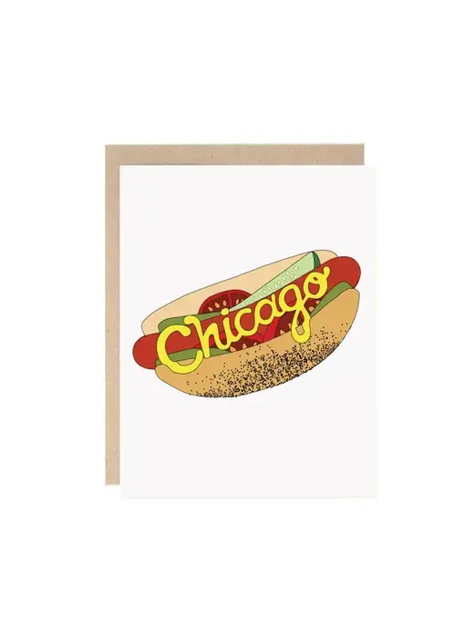 Chicago Hot Dog Card