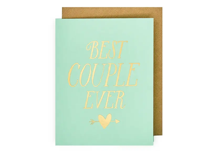 The Social Type Best Couple Wedding Card