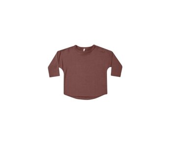 LONG SLEEVE TEE || PLUM