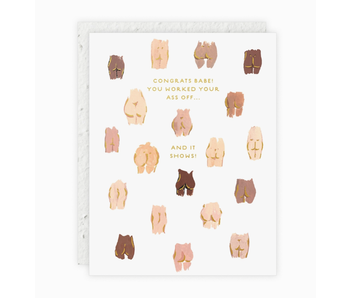 Butts - Congratulations Card