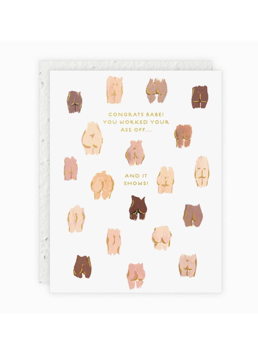 Butts - Congratulations Card