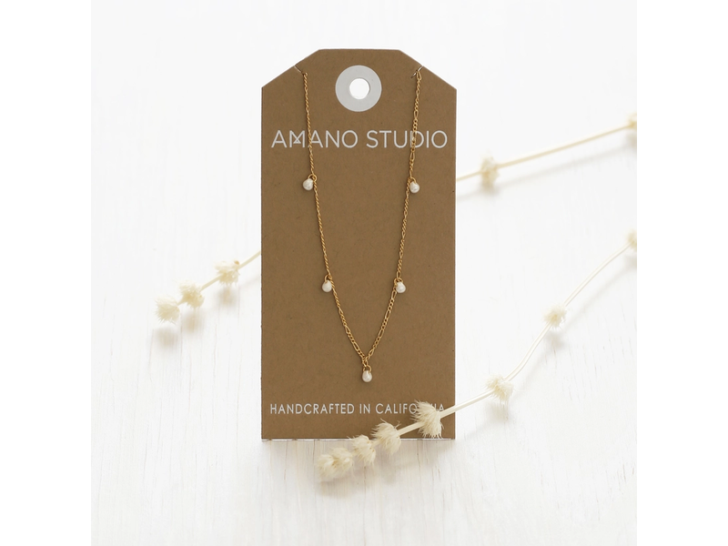 Amano Studio Five Graces Pearl Necklace