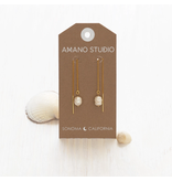 Amano Studio Pearl Threader Earrings