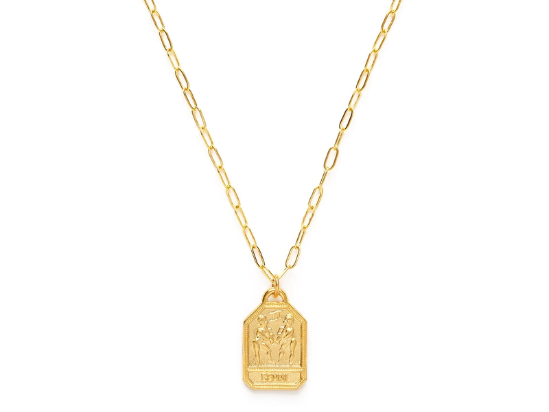 Amano Studio Zodiac Medallions Dog Tag Style Gemini