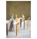 Creative Co-OP Honey Twisted Taper Candles in Box, Set of 2
