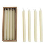 Creative Co-OP White Taper Candles In Box, Set of 12