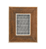 Creative Co-OP 2x3 Hand-Carved Photo Frame with Bone Border