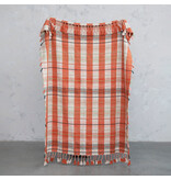 Creative Co-OP 60"L x 50"W Woven Recycled Cotton Blend Throw