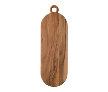 Acacia Rounded Wood Cheese/Cutting Board with Handle