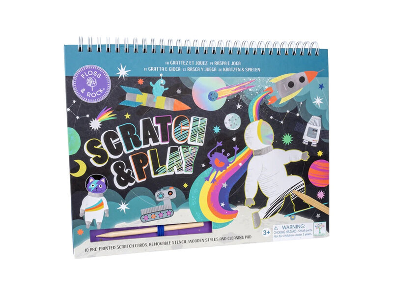 Floss and Rock Space Scratch & Play