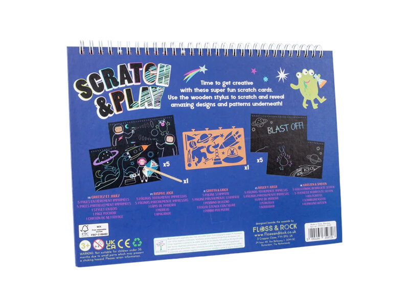 Floss and Rock Space Scratch & Play