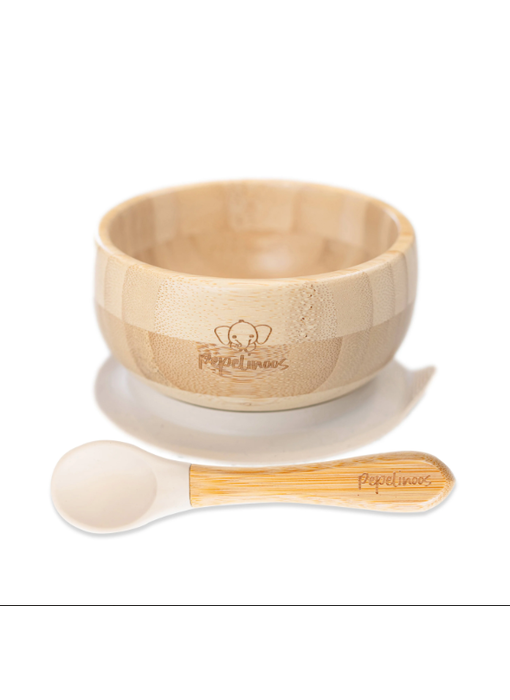 Bamboo Suction Cup Bowl (non-toxic)