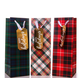 Plaid Wine Gift Bag - Assorted