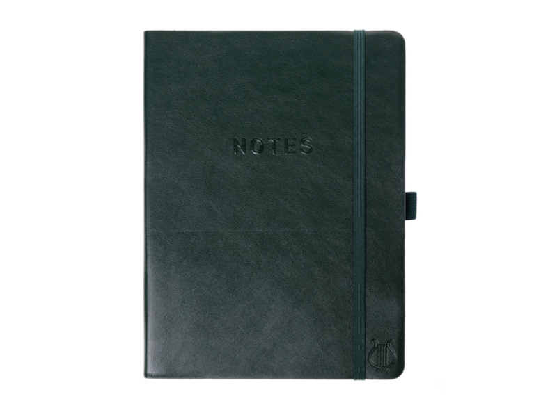 Graphique De France Apollo Collection Green 6 x 8 Vegan Leather Journal