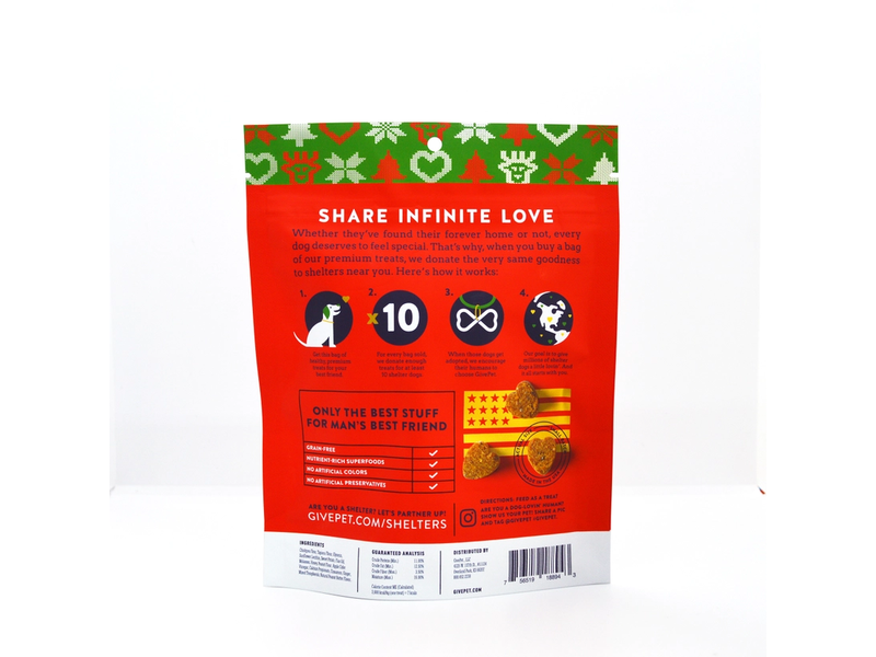 GivePet GivePet Pugly Sweater Party Christmas Dog Treats