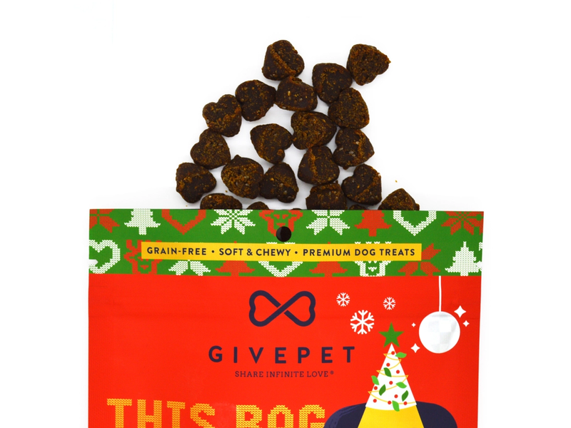 GivePet GivePet Pugly Sweater Party Christmas Dog Treats