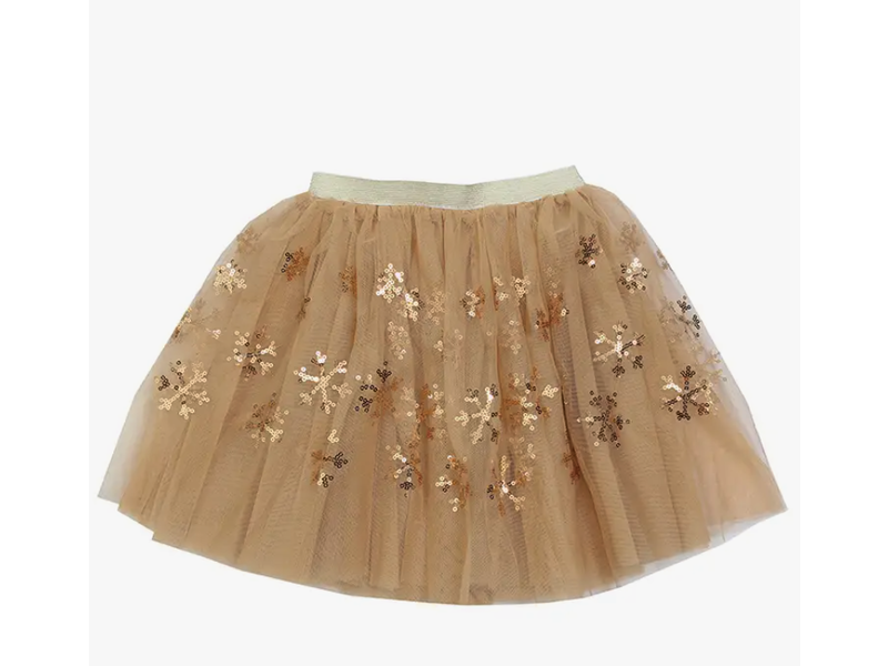 Sparkle Sister by Couture Gold Snowflake Tutu - 1-2yr