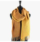 pretty persuasions Bryce Canyon Pleated Scarf (Gradient) - Mustard