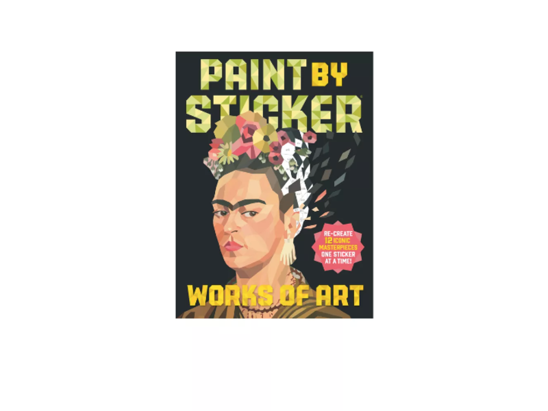 Workman Paint by Sticker: Works of Art