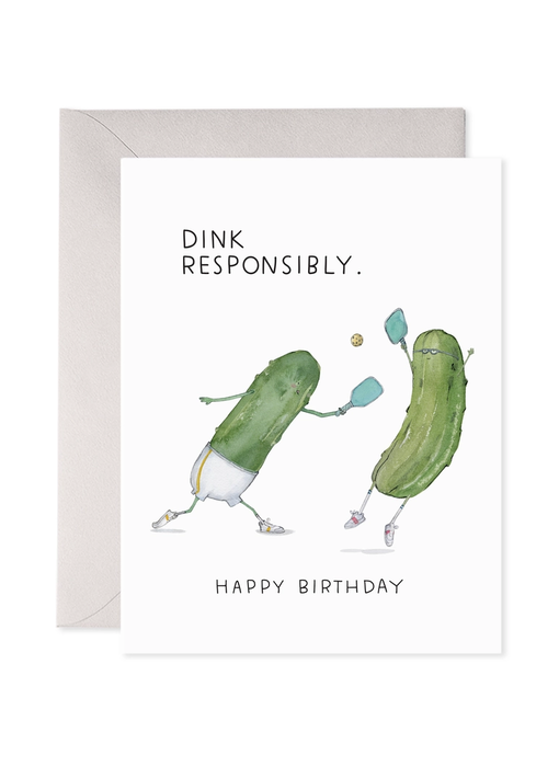 Pickleball Bday Card