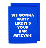 The Social Type Bar Mitzvah Congrats Card