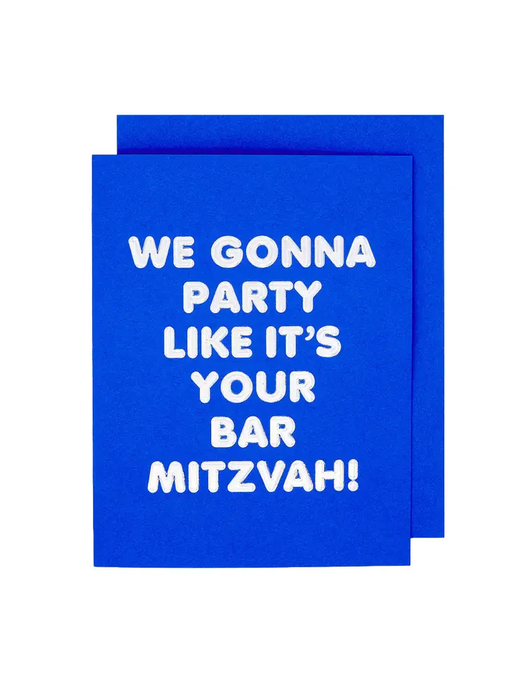 Bar Mitzvah Congrats Card