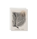 Red Cap Cards Palm Sun thank you greeting card