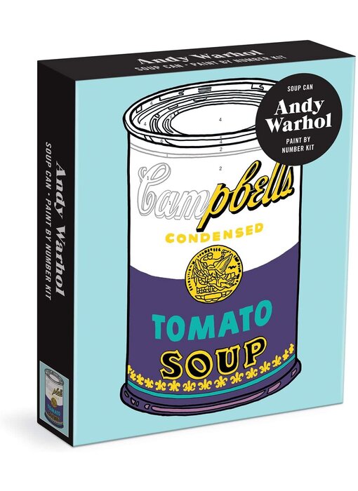 Paint by Number Andy Warhol Soup Can