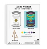 Chronicle Books Paint by Number Andy Warhol Soup Can
