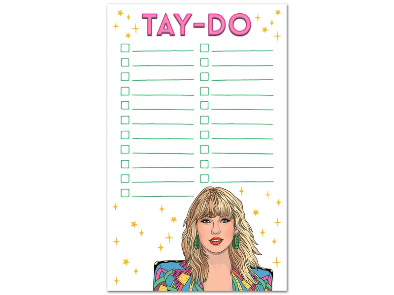 The Found Notepad: Taylor Tay-Do List