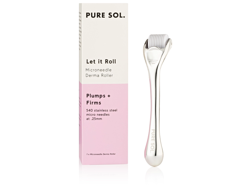 Pure Sol Stainless Steel At Home Microneedle Roller