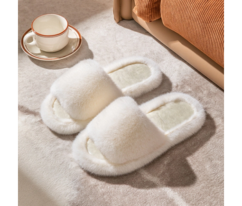 Luxurious Fuzzy Slippers For Women's Winter House Shoes