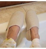 DrifWoo Unisex Closed-Back Slippers For Couple Beige