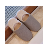 DrifWoo Unisex Closed-Back Slippers For Couple Tan