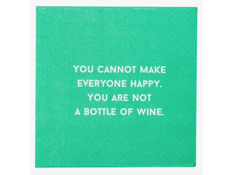Mary Phillips Design You Are Not A Bottle of Wine Napkins