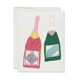 Red Cap Cards Champagne Congratulations Greeting Card