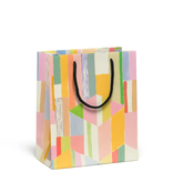 Red Cap Cards Colorful Cubes Gift Bag