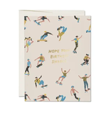 Red Cap Cards Shreds Birthday Greeting Card