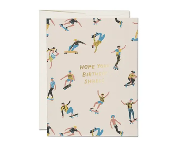 Shreds Birthday Greeting Card