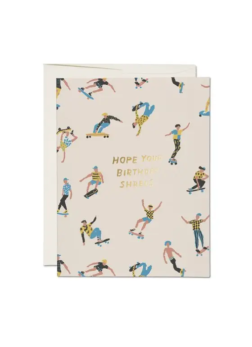 Shreds Birthday Greeting Card