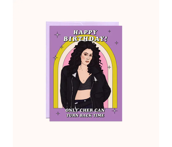 Cher Turn Back Time | Birthday Card