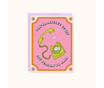 Fav Person to Call | Mother's Day Card