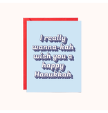 Party Mountain Paper Co Wanna-Kah Wish You A Happy Hanukkah | Hanukkah Card
