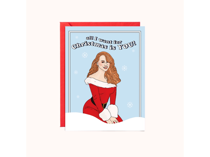 Party Mountain Paper Co All I Want For Christmas | Christmas Card