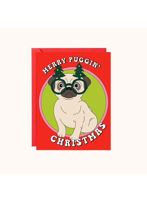 Merry Puggin' Christmas | Christmas Card