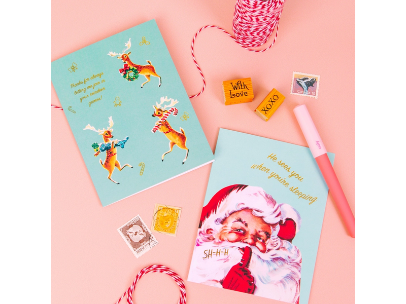 Party Mountain Paper Co Reindeer Games | Christmas Card