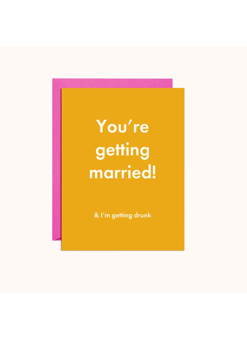 Married & Drunk | Wedding Card